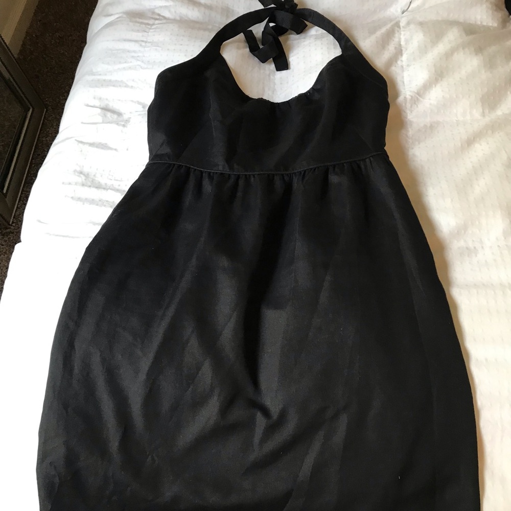 J.Crew bare shoulders black cocktail dress Size 10